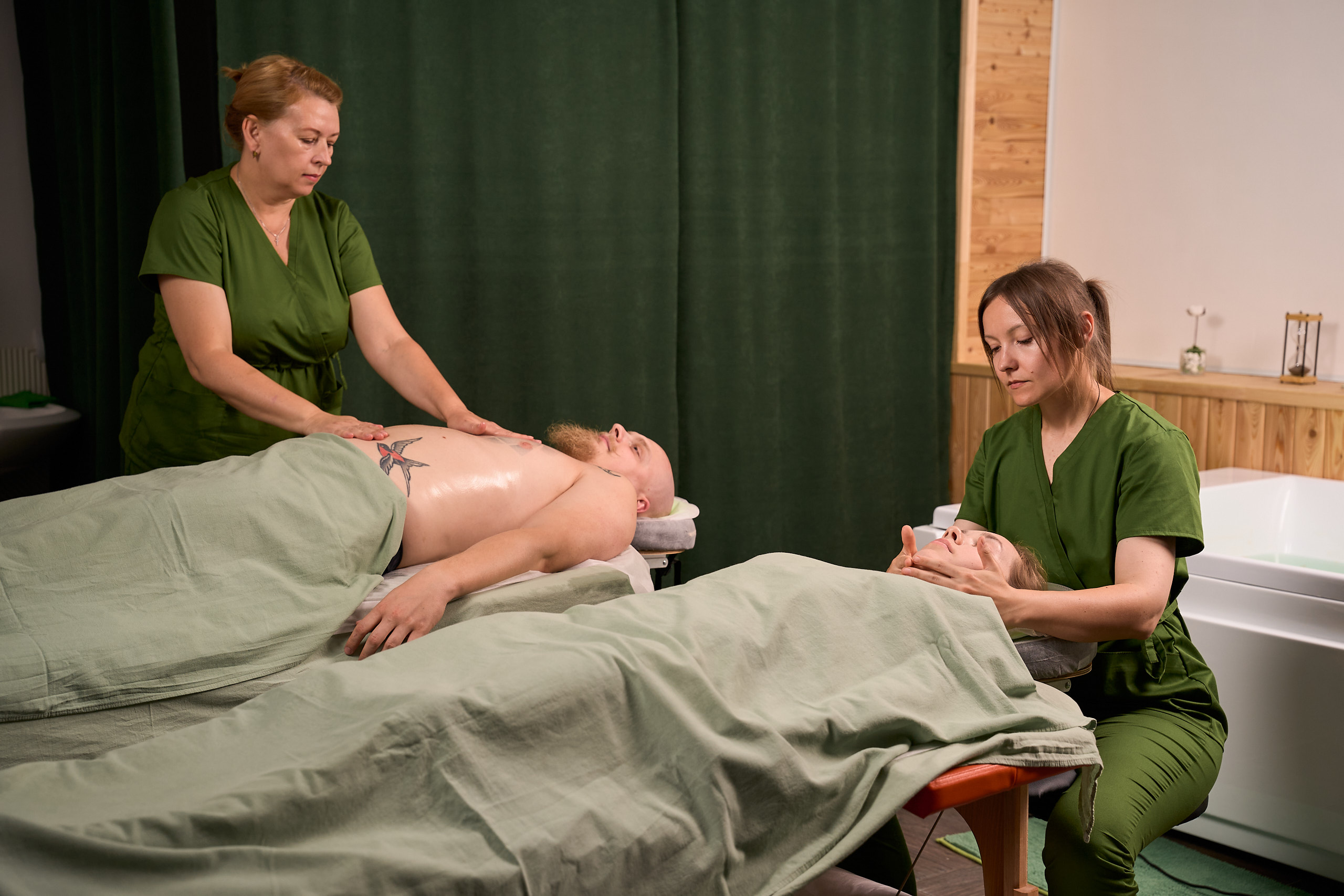 Массаж для двоих