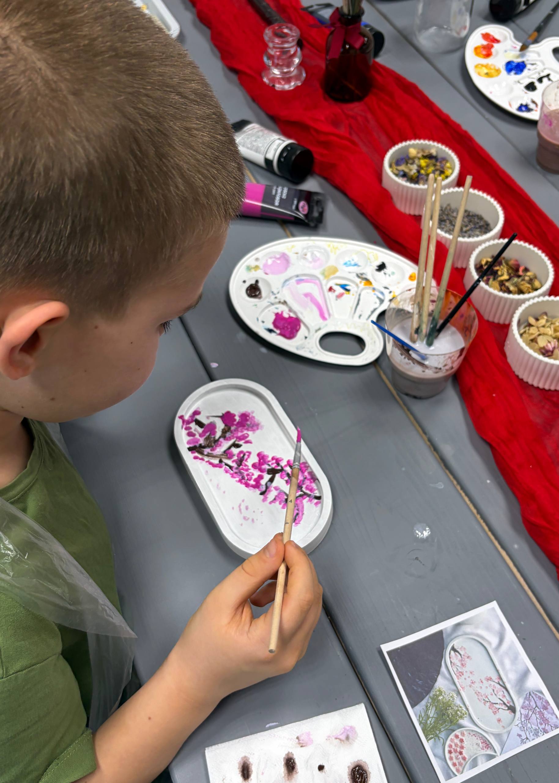 Творческий мастер-класс: ароматическое саше + роспись подставки