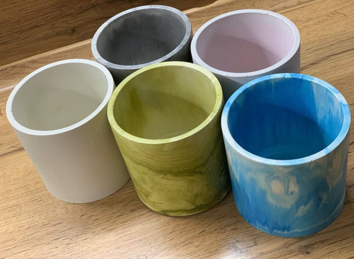 Мастер-класс по изготовлению подставки из гипса или кашпо