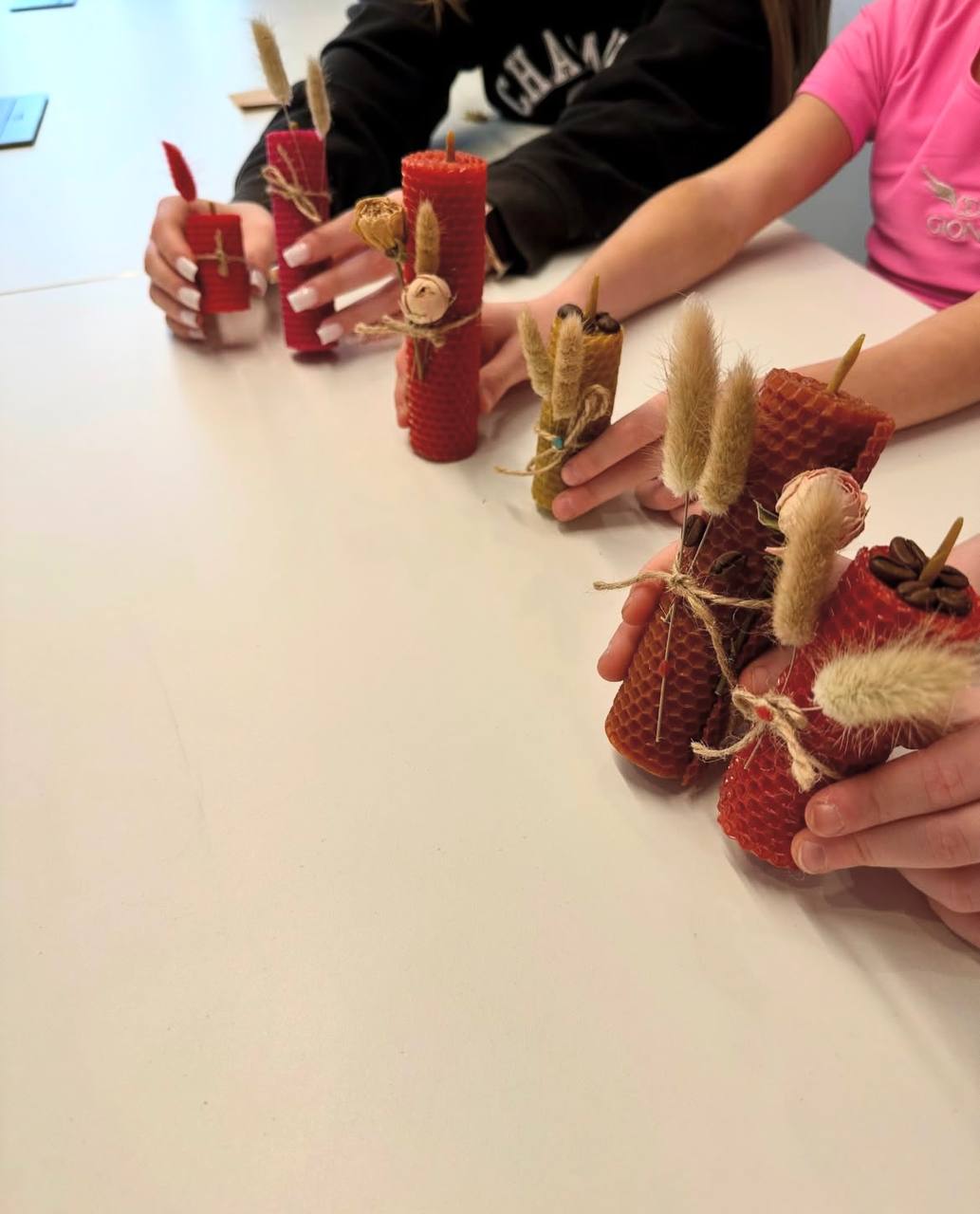 Мастер-класс по созданию свечей из вощины