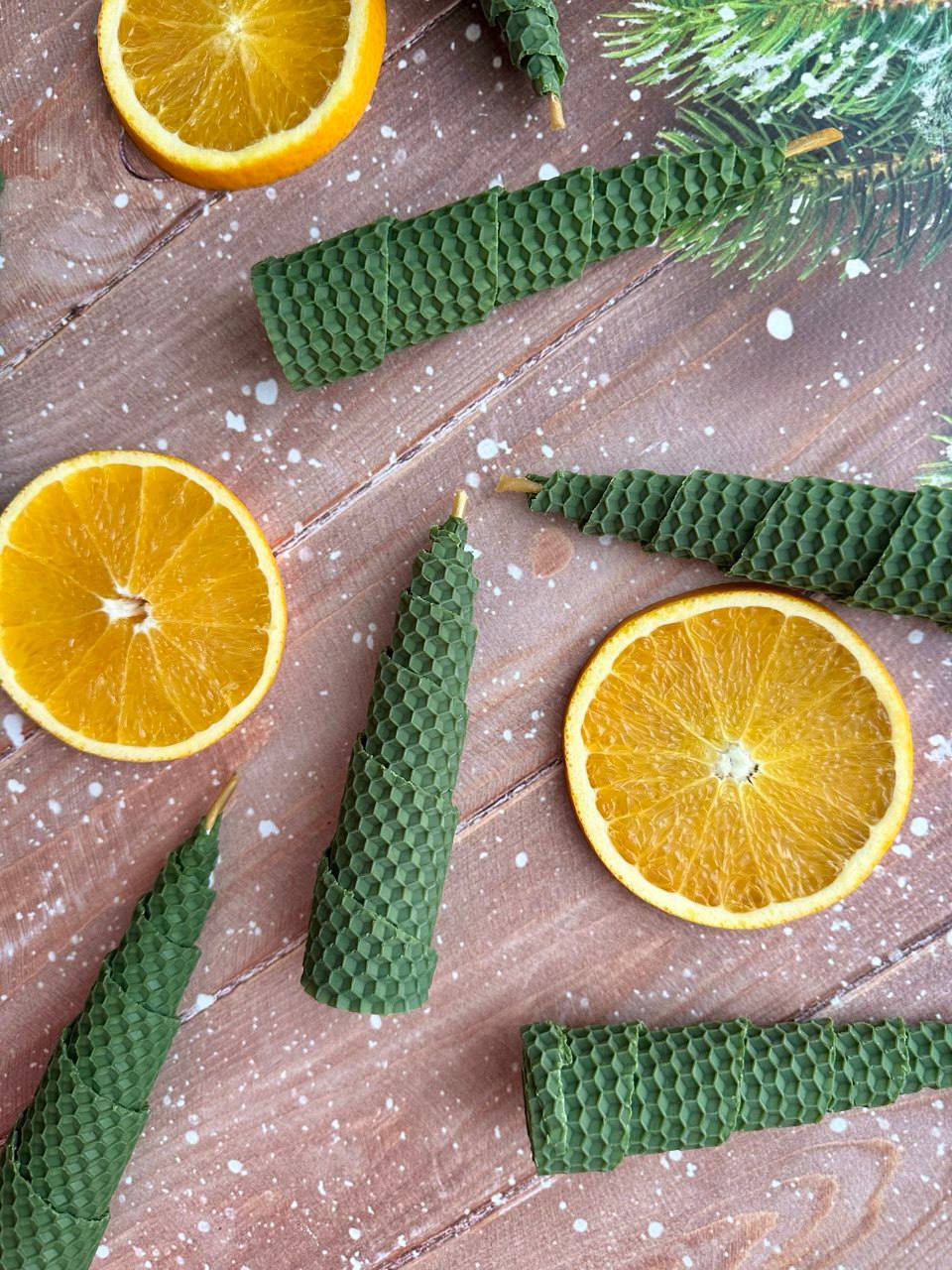 Детский мастер-класс по созданию свечей-ёлочек