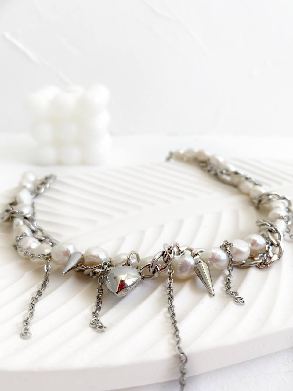 Мастер-класс по созданию колье из жемчуга