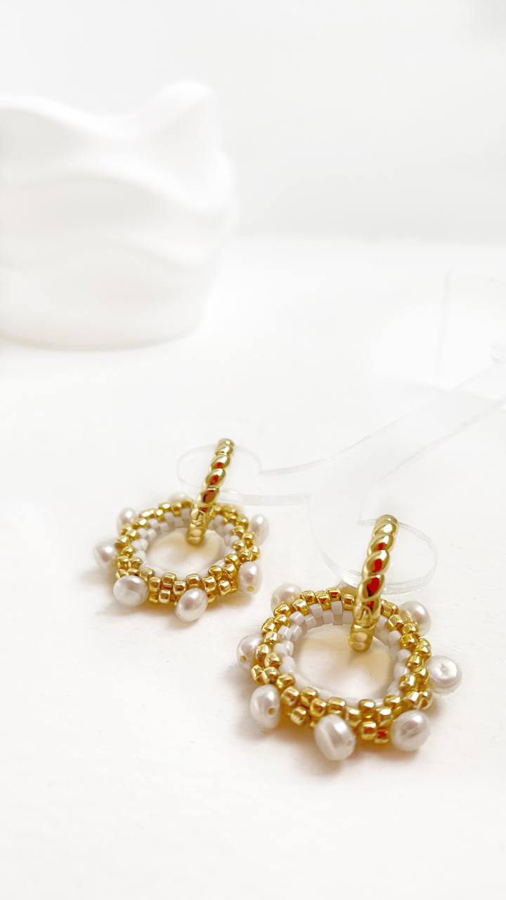 Мастер-класс по плетению сережек из японского бисера