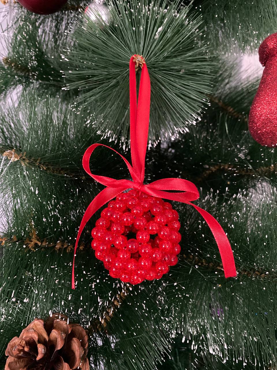 Мастер-класс по плетению ёлочных игрушек из бусин