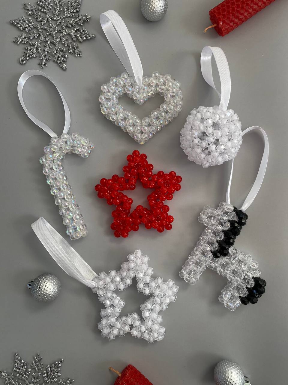 Мастер-класс по плетению ёлочных игрушек из бусин