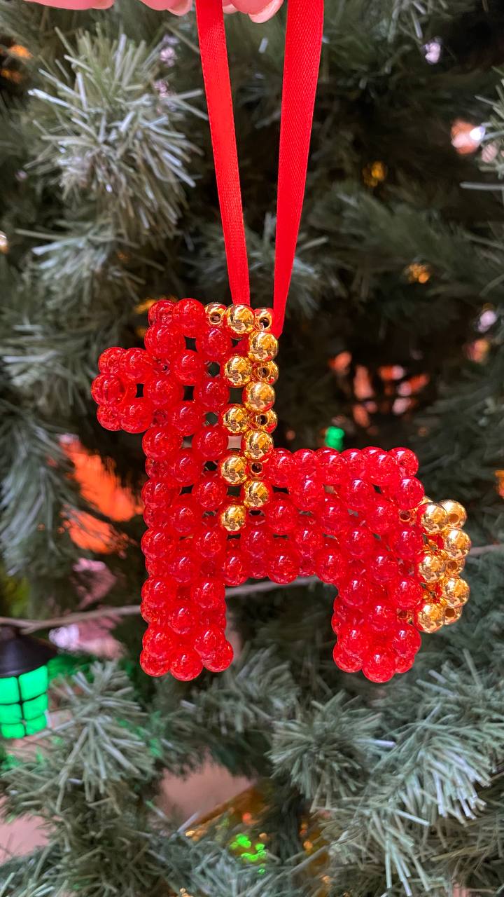 Мастер-класс по плетению ёлочных игрушек из бусин