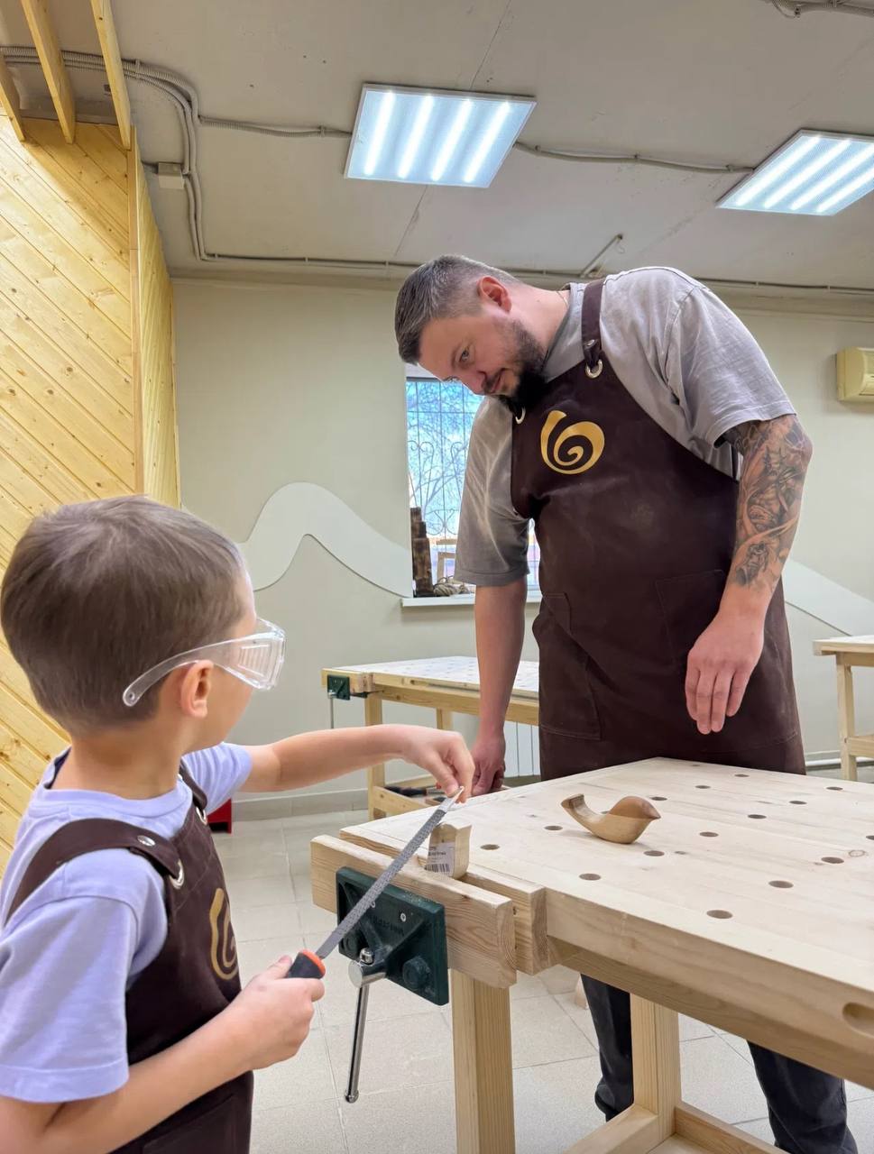 Мастер-класс в столярной мастерской
